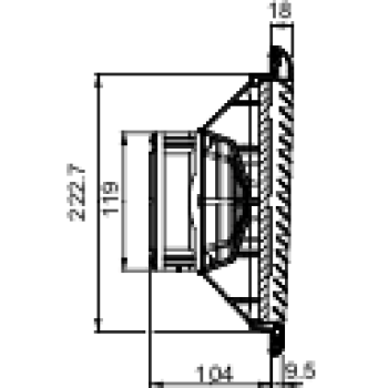  VENTIL.165M3-H 230V IP54 
