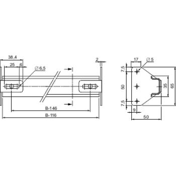  KIT SUPP.FIXE AV-RAIL 800 