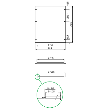  PLAST.PL.CHARN. 300X800 