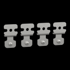  4 PATE FIXAT.REG INOX 304 