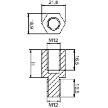  4 ENTRETOISES TOIT SF 60 