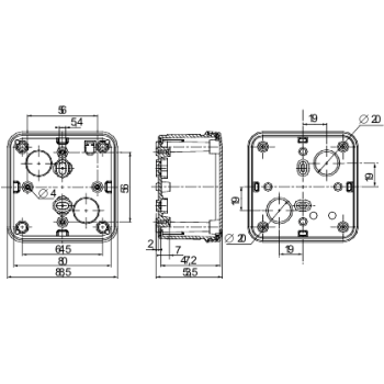  BTE COUV.OP.89X89X54ABS 