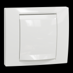  Plaque finition IP44 Blanc 1P 