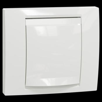  Plaque finition IP44 Blanc 1P 