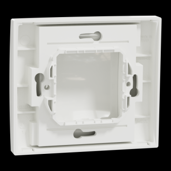  Plaque finition IP44 Blanc 1P 