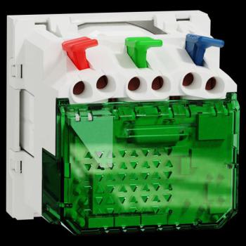  2P+T USB C FR 90� affl rap Blc 