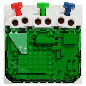  2P+T USB C FR 90� affl rap Blc 