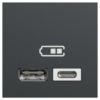  Chargeur USB double 2.4A anthr 