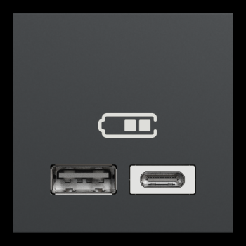  Chargeur USB double 2.4A anthr 