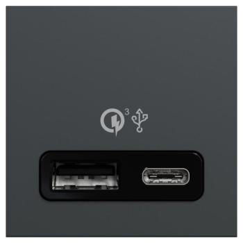  Prise charg USB rapid A+C anth 