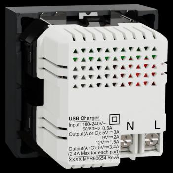  Prise charg USB rapid A+C anth 