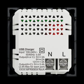  Prise charg USB rapid A+C anth 