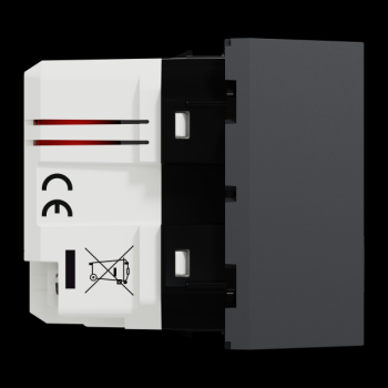  Prise charg USB rapid A+C anth 