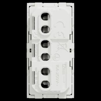  Prise std italien 2P+T blc 