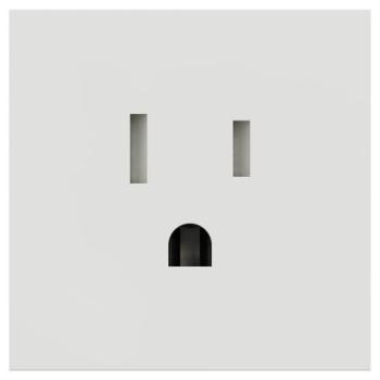  Prise std US 15A  2P+T blc 