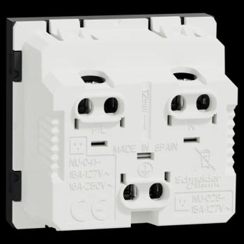  Prise std US 15A  2P+T anthra 