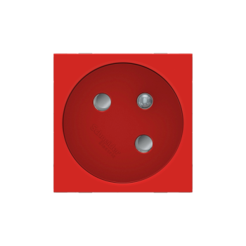  Prise 2P+T FR 45 rapide Rouge 