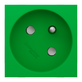  Prise 2P+T FR 45 rapide Vert 