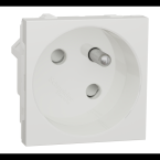  Prise 2P+T FR 45 rapide Blanc 
