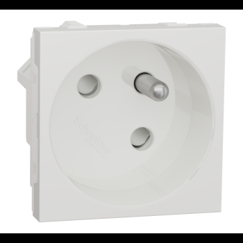  Prise 2P+T FR 45 rapide Blanc 