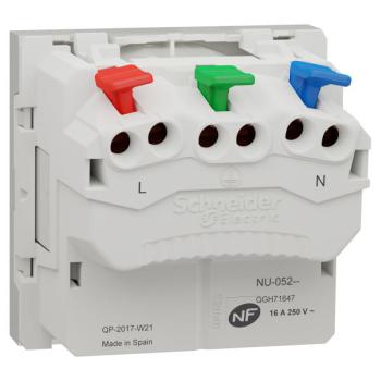  Prise 2P+T FR 90� affl rap Bla 