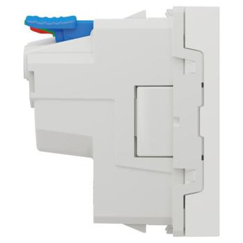  Prise 2P+T FR 90� affl rap Bla 