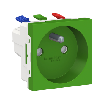  Prise 2P+T FR 90 rapide Vert 