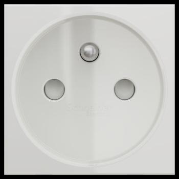 Prise 2P+T FR 90� rapide Blanc 