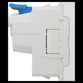  Prise 2P+T FR 90� rapide Blanc 