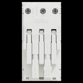  Prise 2x2P+T lum DE vis Blanc 