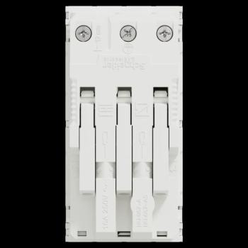  Prise 2x 2P+T DE vis Blanc 