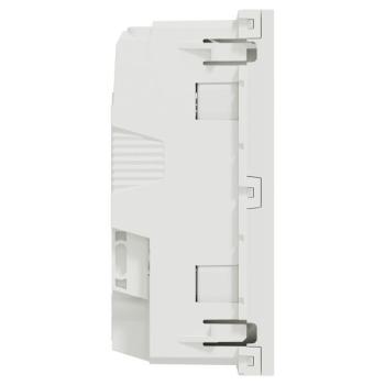  Prise 2x 2P+T DE vis Blanc 