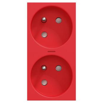  Prise 2x2P+T lum FR45� rap Rou 