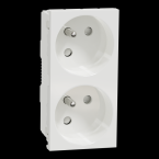  Prise 2x2P+T FR45 goul rap Bl 