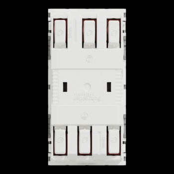  Prise 2x2P+T FR 45 rapide Alu 
