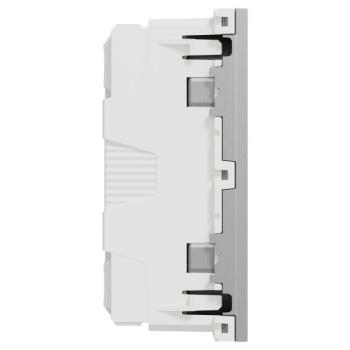  Prise 2x2P+T FR 45� rapide Alu 