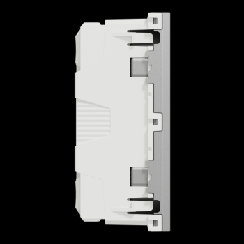  Prise 2x2P+T FR 45 rapide Alu 