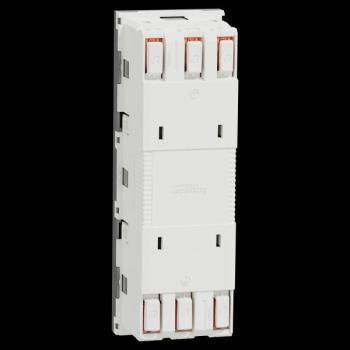  Prise triple 2P+T FR 45� Alu 