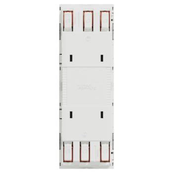  Prise triple 2P+T FR 45� Alu 