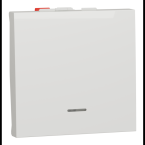  Poussoir lum local 10A 2m Blan 