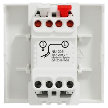  Bouton-pous NO 10A rap 2m Blan 