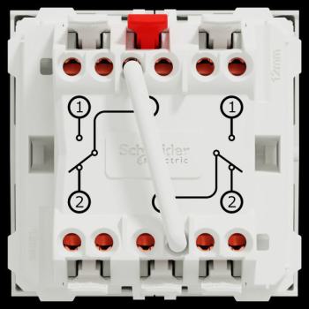  Double v-v 10A rap 2m Blanc 