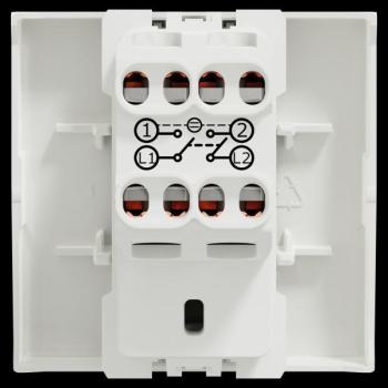  Inter bipolaire lum 2m Blanc 