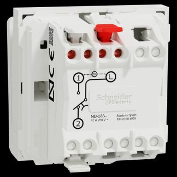  Cde � carte NO/NF 10A 2m Blanc 