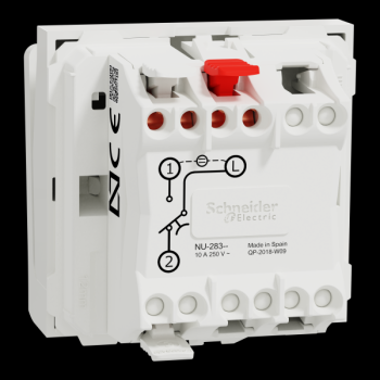  Cde  carte NO/NF 10A 2m Blanc 