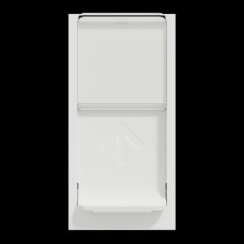  Prise RJ45 x1 cat6STP 1m Blanc 