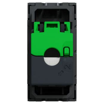  Prise RJ45 x1 cat6STP 1m Anth 