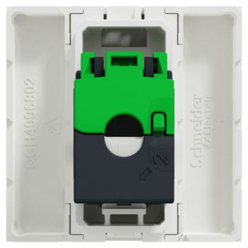  Prise RJ45 x1 cat6FTP 2m Blanc 