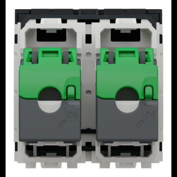  Prise RJ45 x2 cat6STP 2m Anth 