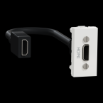  Prise HDMI 1m Blanc 